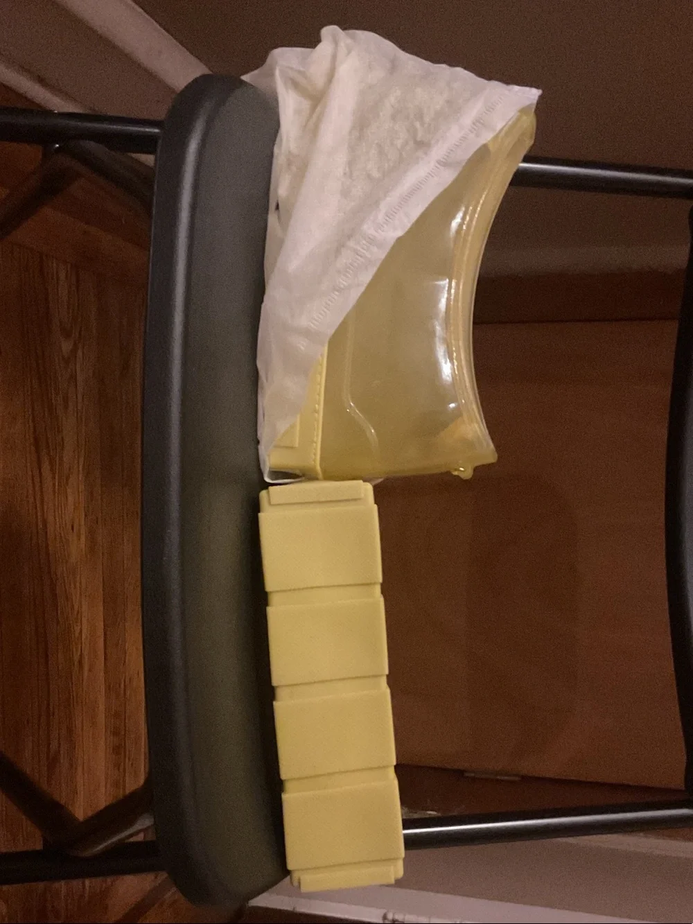 Yellow Armrest and Cushion Cover Set - Soft Slip-On Protection